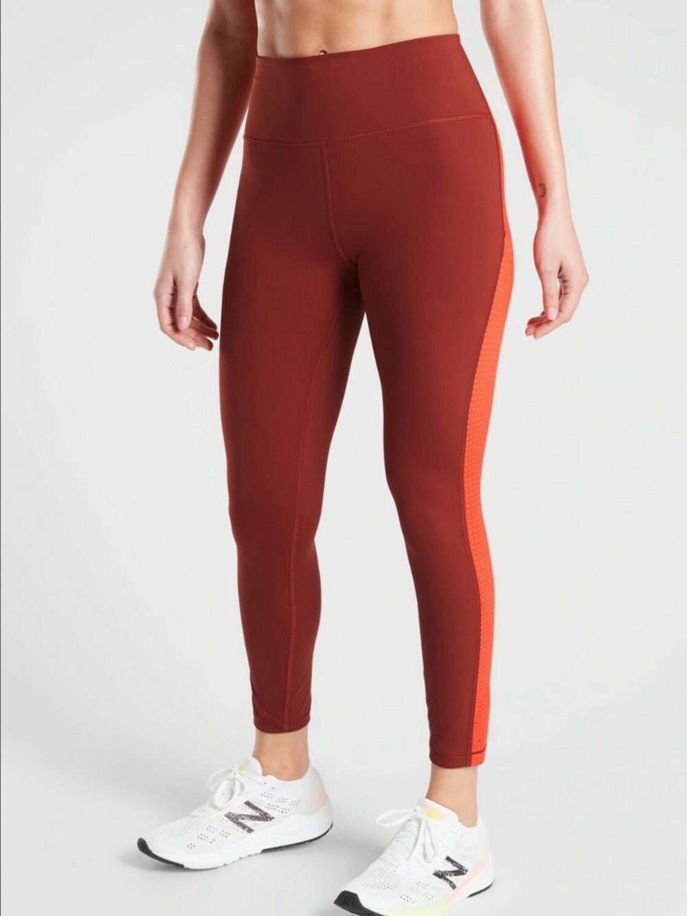 ATHLETA ULTIMATE STASH POCKET Colorblock 7/8 Legging Yoga Pants Tights XS